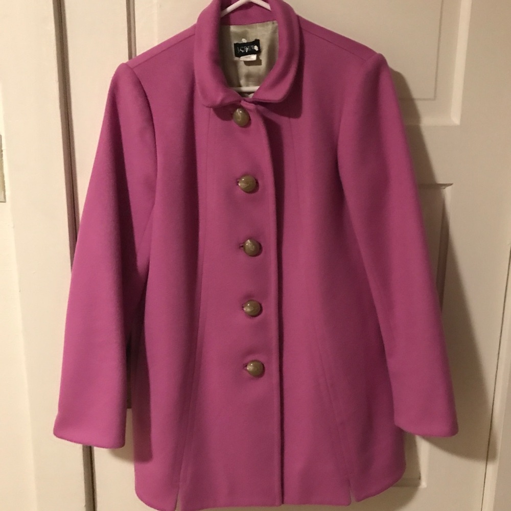 JCrew Wool Coat - PINK size 8